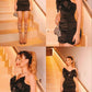 Sexy Black Homecoming Dress,Mini Prom Dresses      fg5111