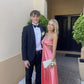 Pink Sweetheart Satin Backless Prom Dress Long Party Dress     fg5086