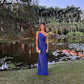 Simple Royal Blue Prom Dress,Fashion Party Gown       fg4770