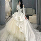 A Line Party Prom Gown for Women, Wedding Dress   fg4647