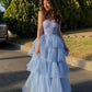 Popular Blue A-line Sweetheart Maxi Long Party Prom Dresses,Evening Dress        fg4974