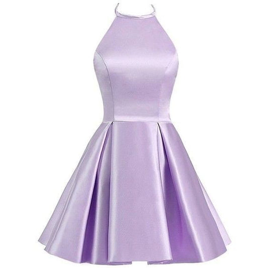 Lilac Homecoming Dress Short Party Gown   fg4118