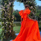 Orange Prom Dress Women Sexy Dresses Elegant Party Dress     fg1972