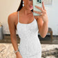 Robe de bal blanche dos nu à licou fg3761
