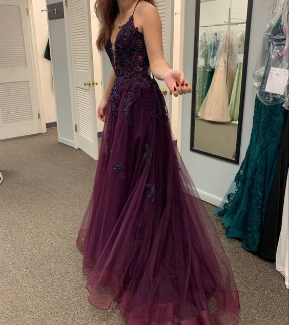 stunning evening dresses long appliqué elegant prom gown for women fg4099