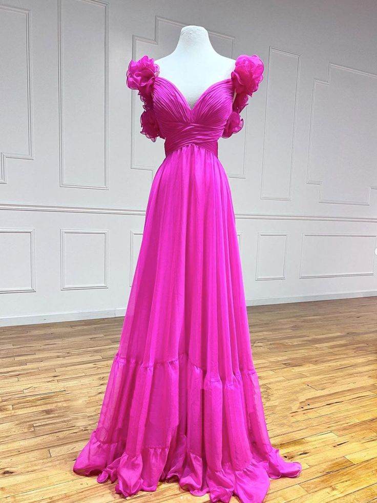 fuchsia elegant dresses A-Line Long Prom Dresses, Backless Fuchsia Long Formal fg3971 or upscale parties Color:SAME AS PICTURE T1792702 Bernadette Chiffon Shawl Wrap