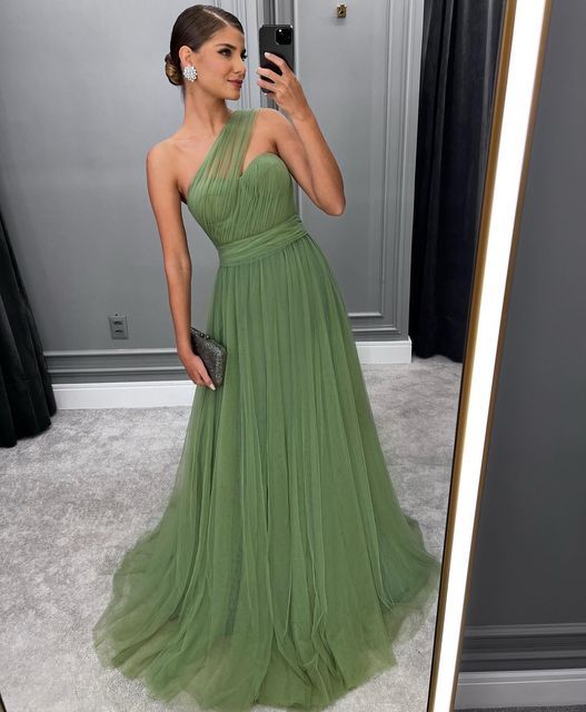 Green long prom dresses, evening dresses,party dresses, formal dress      fg3387