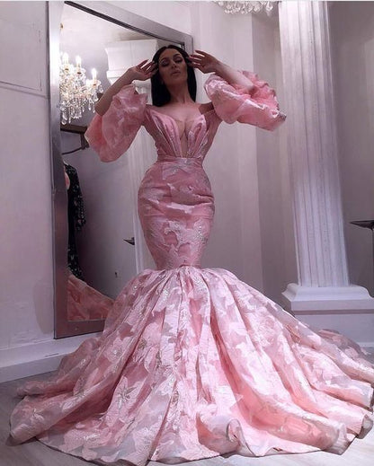 luxury pink dress Dreamy Pink Evening Dress, Princess Prom Dress, ,off Shoulder Party Dress, Light Luxury Bridal Dress,,handmade