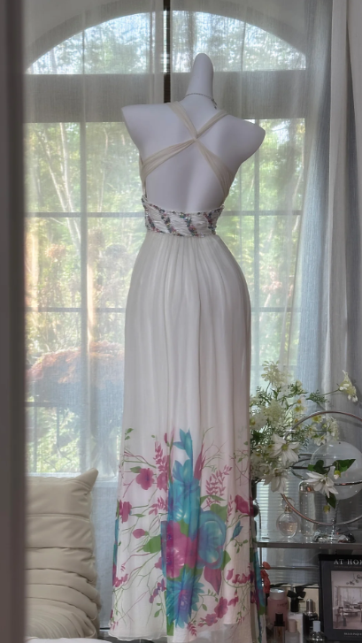 Robe de soirée longue sirène colorée à paillettes, tenue de remise de diplôme fg8362
