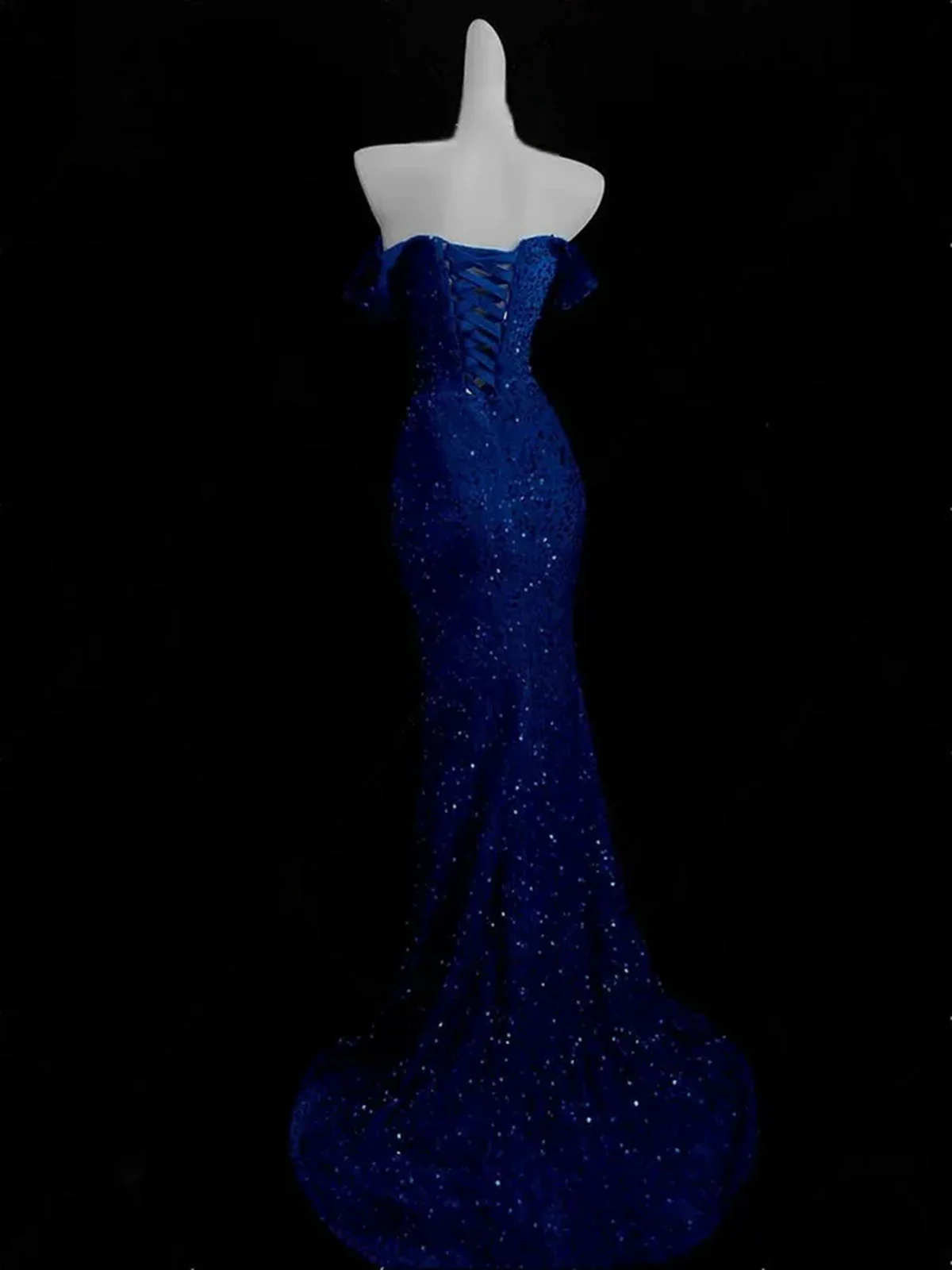 Robe de soirée longue sirène colorée à paillettes, tenue de remise de diplôme fg8362