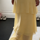 Yellow Fashion Long Prom Dress Evening Party Dresses  fg7739