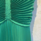 Green Long Pleated Prom Evening Dress     fg4881