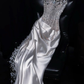Ivory Beaded Long Prom Dress Sexy Evening Party Gown Birthday Dress fg8214