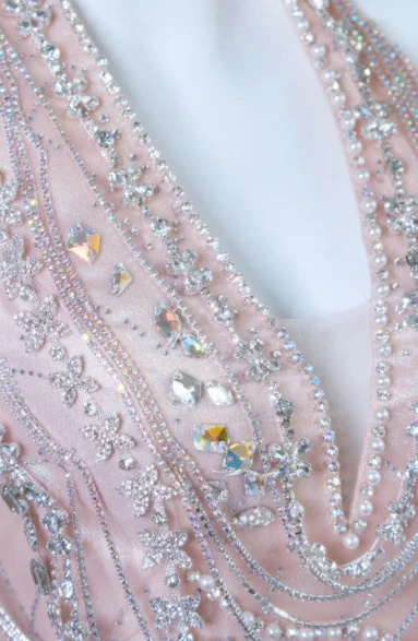 Robe de soirée longue sirène colorée à paillettes, tenue de remise de diplôme fg8362