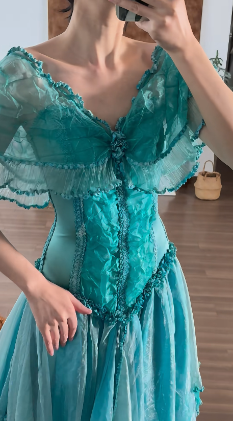 Buntes Meerjungfrau-Partykleid mit Pailletten und langen Abschlusskleidern fg8362