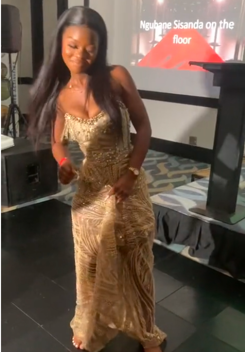 Sexy Gold Long Prom Dress Evening Party Dresses With Slit   fg7699