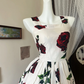 A-Linie Blumen-Ballkleid zum 22. Geburtstag, formelles Eventkleid, fg8327