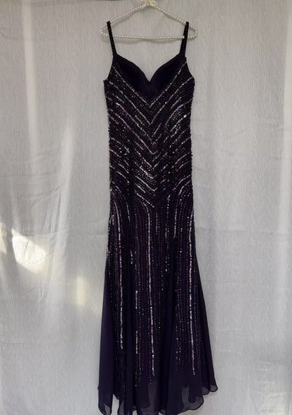 Buntes Meerjungfrau-Partykleid mit Pailletten und langen Abschlusskleidern fg8362