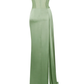 Sexy Green Mermaid Side Slit Maxi Long Party Prom Dresses,Evening Dresses        fg6759