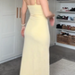 Yellow Fashion Long Prom Dress Evening Party Dresses  fg7739