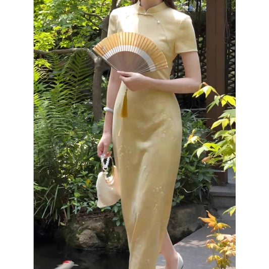 Buntes Meerjungfrau-Partykleid mit Pailletten und langen Abschlusskleidern fg8362