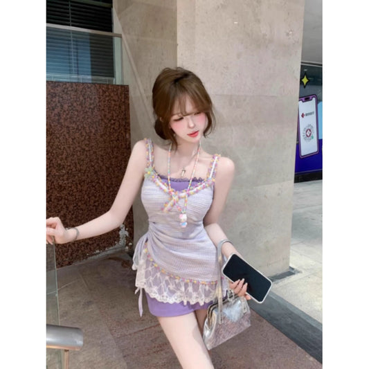 Buntes Meerjungfrau-Partykleid mit Pailletten und langen Abschlusskleidern fg8362