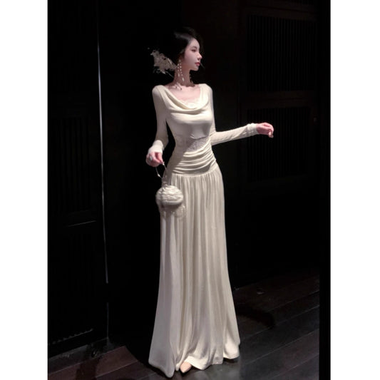 Buntes Meerjungfrau-Partykleid mit Pailletten und langen Abschlusskleidern fg8362