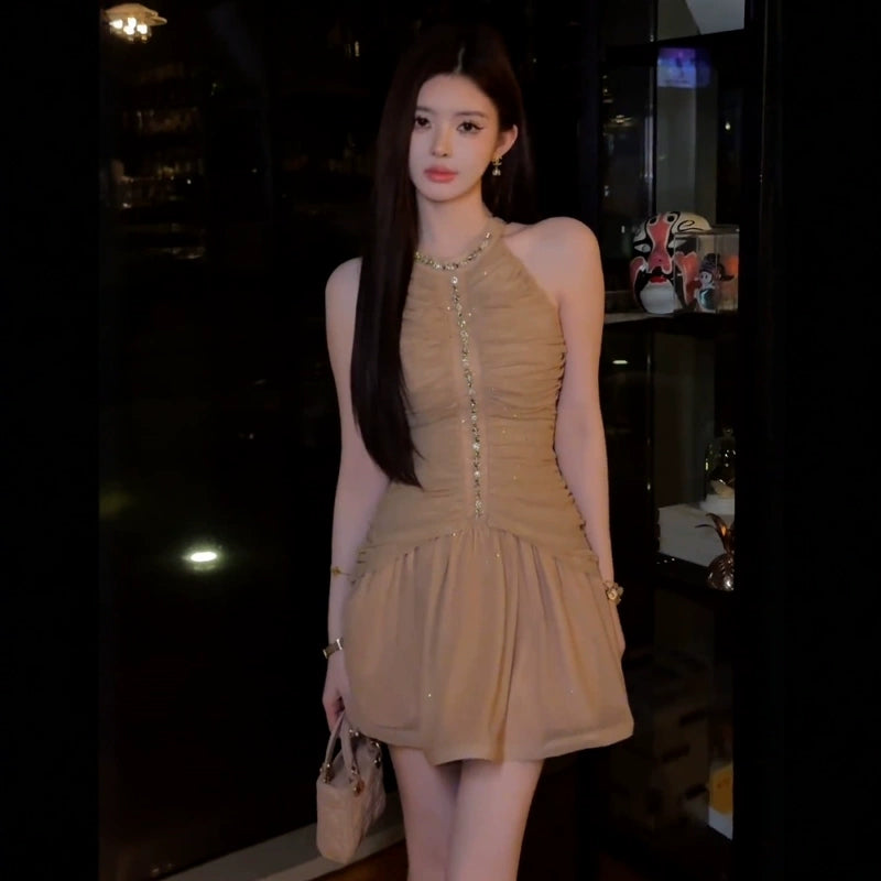 Buntes Meerjungfrau-Partykleid mit Pailletten und langen Abschlusskleidern fg8362