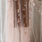Halter Neck 3D Floral Rhinestone Tulle Mermaid Evening Gown fg8754