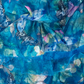 Off Shoulder Puff Sleeve Butterfly Print Organza Ball Gown fg8758