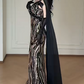 One Shoulder Sequin Mermaid Evening Gown  fg8789