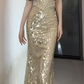 Off Shoulder Beaded Sequin Mermaid Evening Dress fg8805