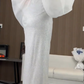 Strapless Sweetheart Slit Mermaid Evening Gown With Detachable Puff Sleeves  fg8818