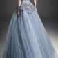 Strapless Beaded Corset Tulle Ball Gown Evening Dress fg8822