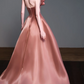 Off Shoulder Satin Ball Gown Evening Dress fg8828