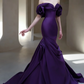 Off Shoulder 3D Floral Satin Mermaid Evening Dress fg8843