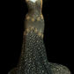 Halter Beaded Mermaid Evening Dress fg8844