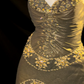 Halter Beaded Mermaid Evening Dress fg8844