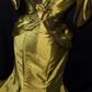 Sweetheart Portrait Green Satin Mermaid Evening Dress fg8846