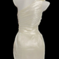 One Shoulder 3D Floral Satin Tulle Short Homecoming Dress fg8856