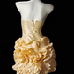 Strapless Ruffled Satin Short Homecoming Dress fg8872