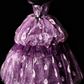 Sweetheart Beaded Peacock Printed Tiered Tulle Ball Gown fg8873
