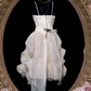 Spaghetti Strap Beaded Corset Short Homecoming Dress fg8897