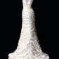 Sweetheart Spaghetti Strap Ruched Satin Mermaid Wedding Dress fg8914