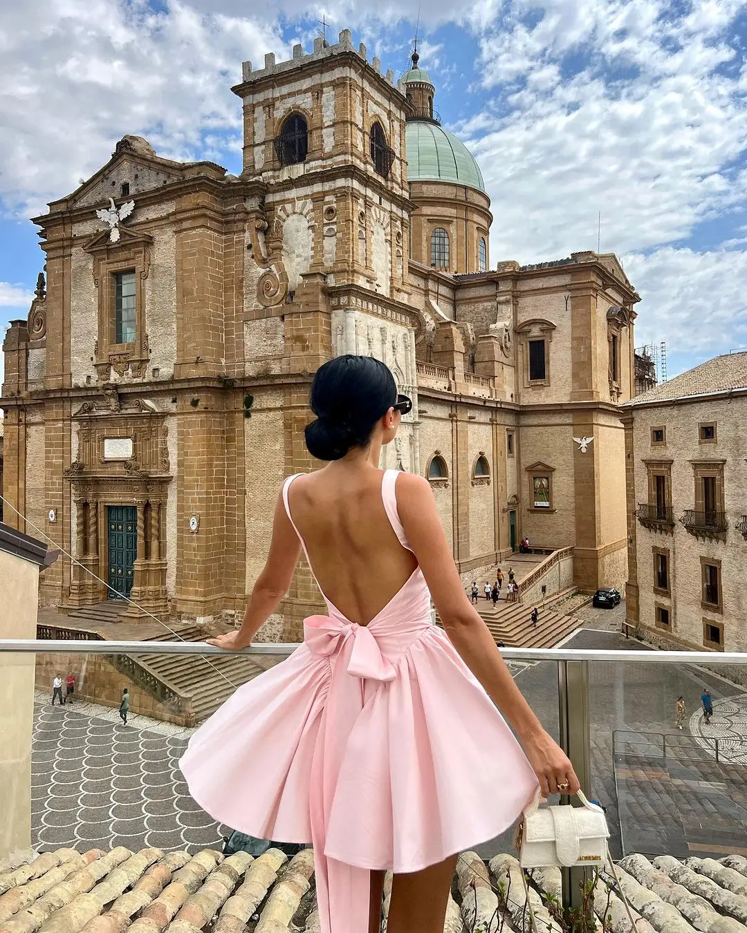 Pink Pleated Dress for Women,Mini Strap Dress, Fashion Short Prom Dress      fg5144