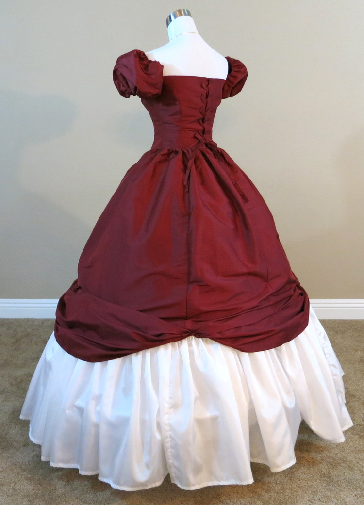 short sleeve princess dress Red Square Neck Short Sleeves Ankle-Length Princess Tulle Flowers Kids Party Dresses, Red / 2-3y