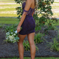 Off The Shoulder Beaded Short homecoming Dresses      fg4533