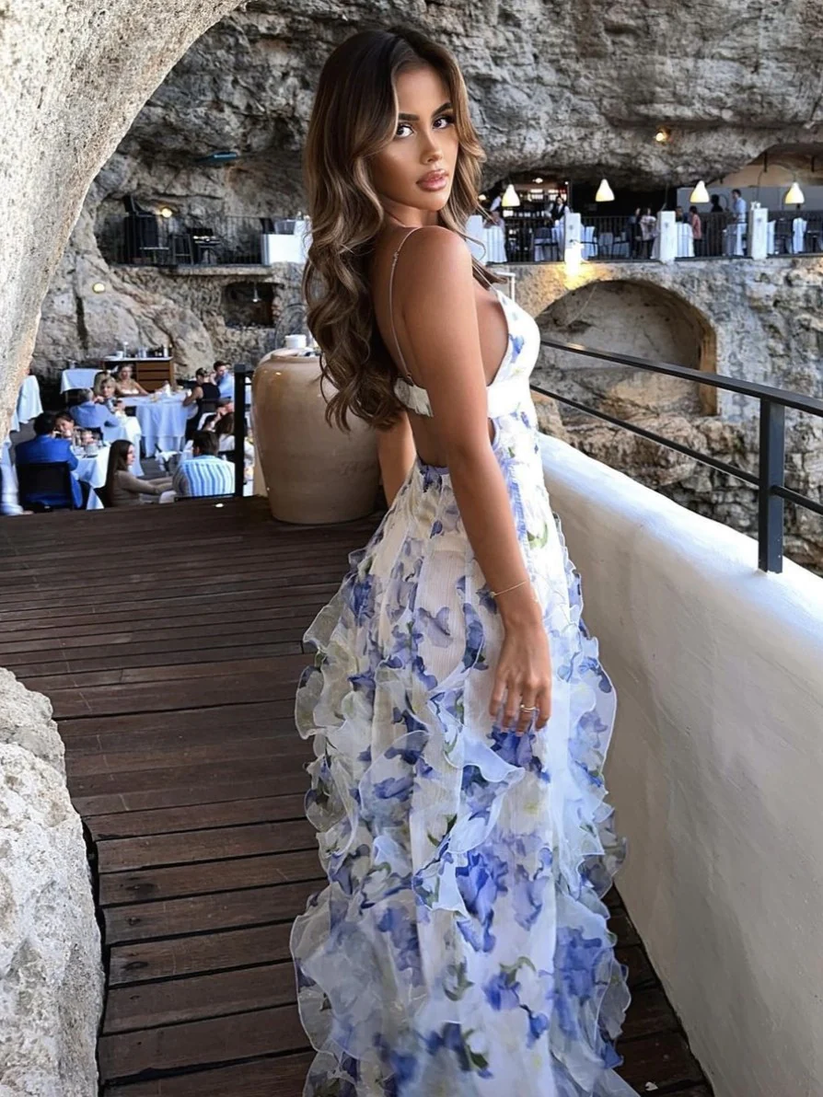 Chic Pink Prom Dress Tulle Sheath Spaghetti Straps Evening Dress Sleeveless Birthday Dress DP05223 main image 1