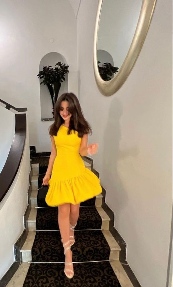 Yellow Sleeveless cocktail Party Dress Formal Short Prom Dresses Tea L formalgowns Yellow Sleeveless cocktail Party Dress Formal Short Prom Dresses Tea L formalgowns