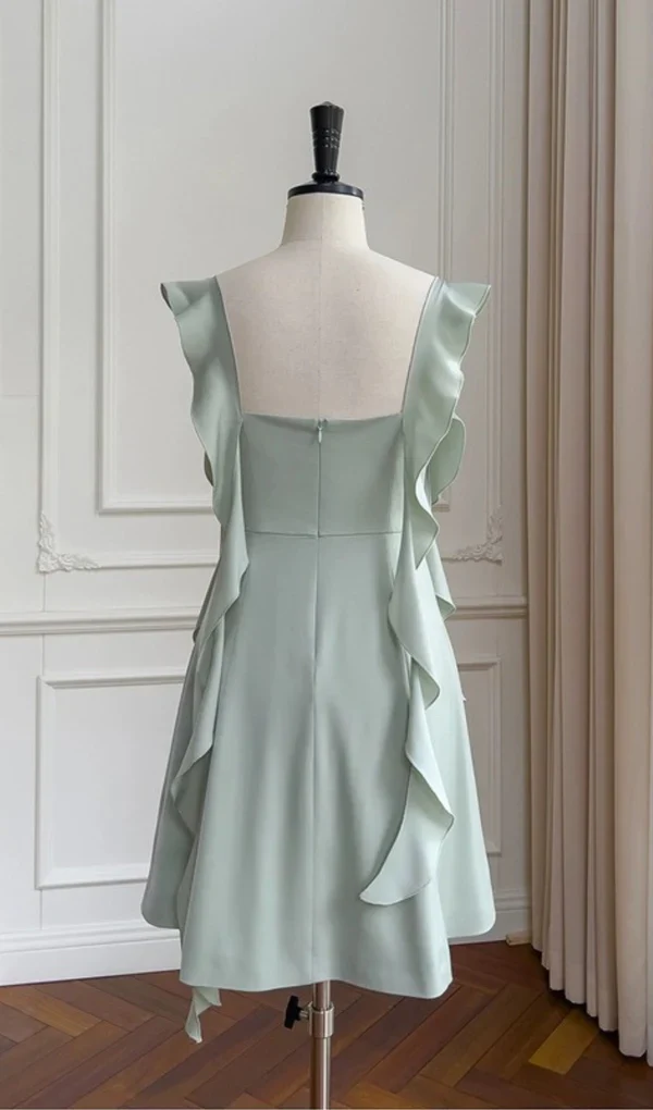 sage green short prom dress Siaroyne Stunning Satin Off the Shoulder Sage Green Homecoming Dress T Siaoryne